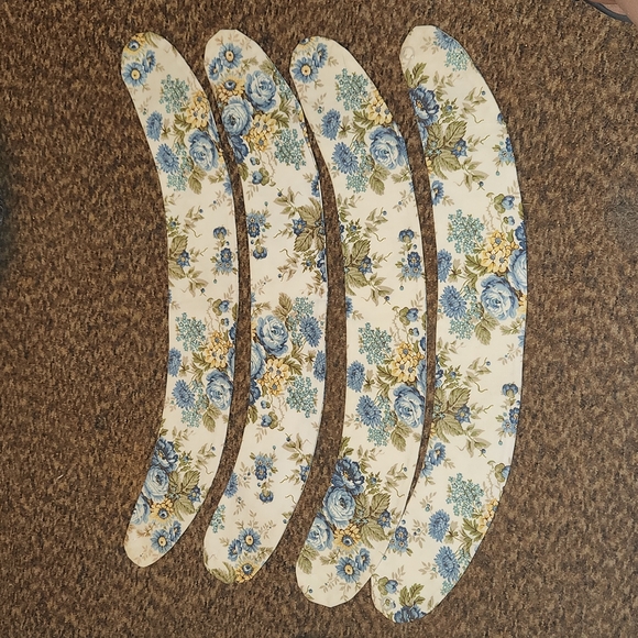 PART 2 Vintage Floral Lined Draperies Curtains 4 84" Panels 2 Valances Material - Picture 8 of 10